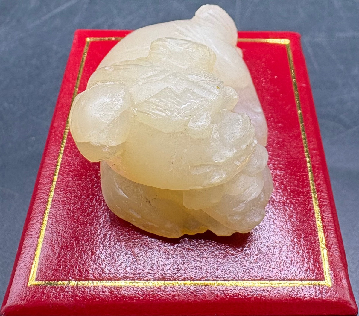 1960s/70s Chinese Carved Jade Netsuke-photo-4