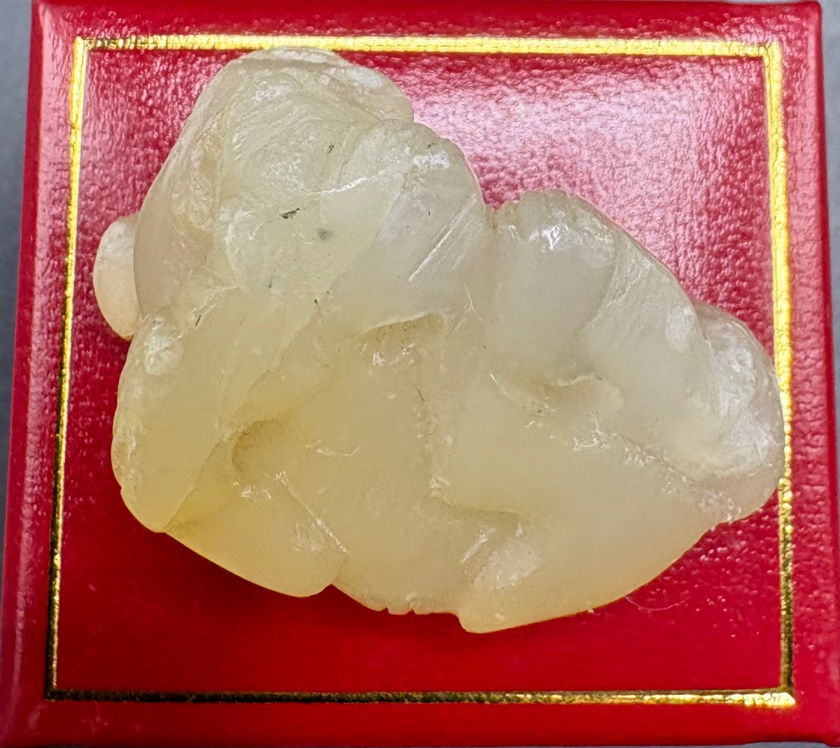 1960s/70s Chinese Carved Jade Netsuke-photo-2
