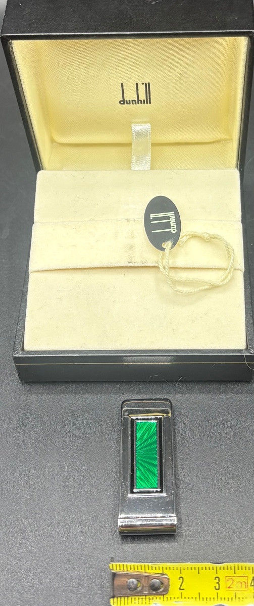 Sterling Silver And Enamel Money Clip From The 1970s/80s By Dunhil-photo-6