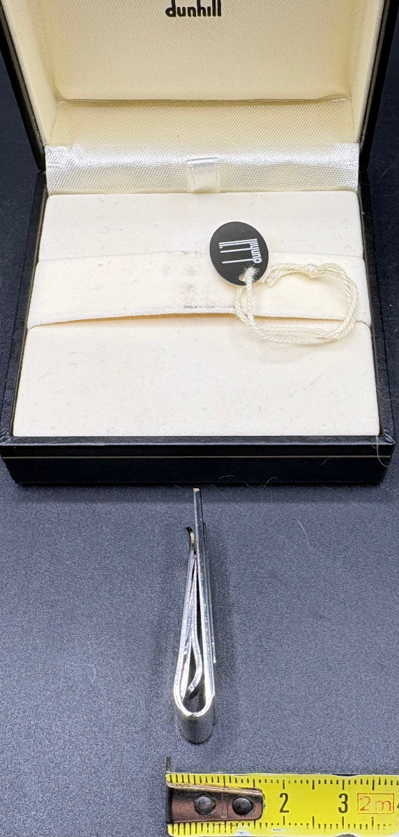 Sterling Silver And Enamel Money Clip From The 1970s/80s By Dunhil-photo-7