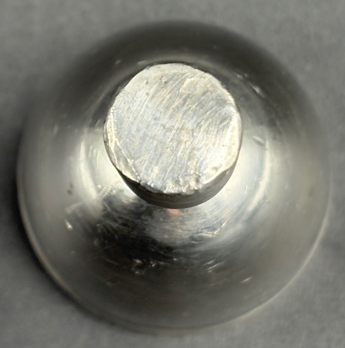Silver-plated Bell From Christofle By Luc Lanel 1930/40s-photo-3