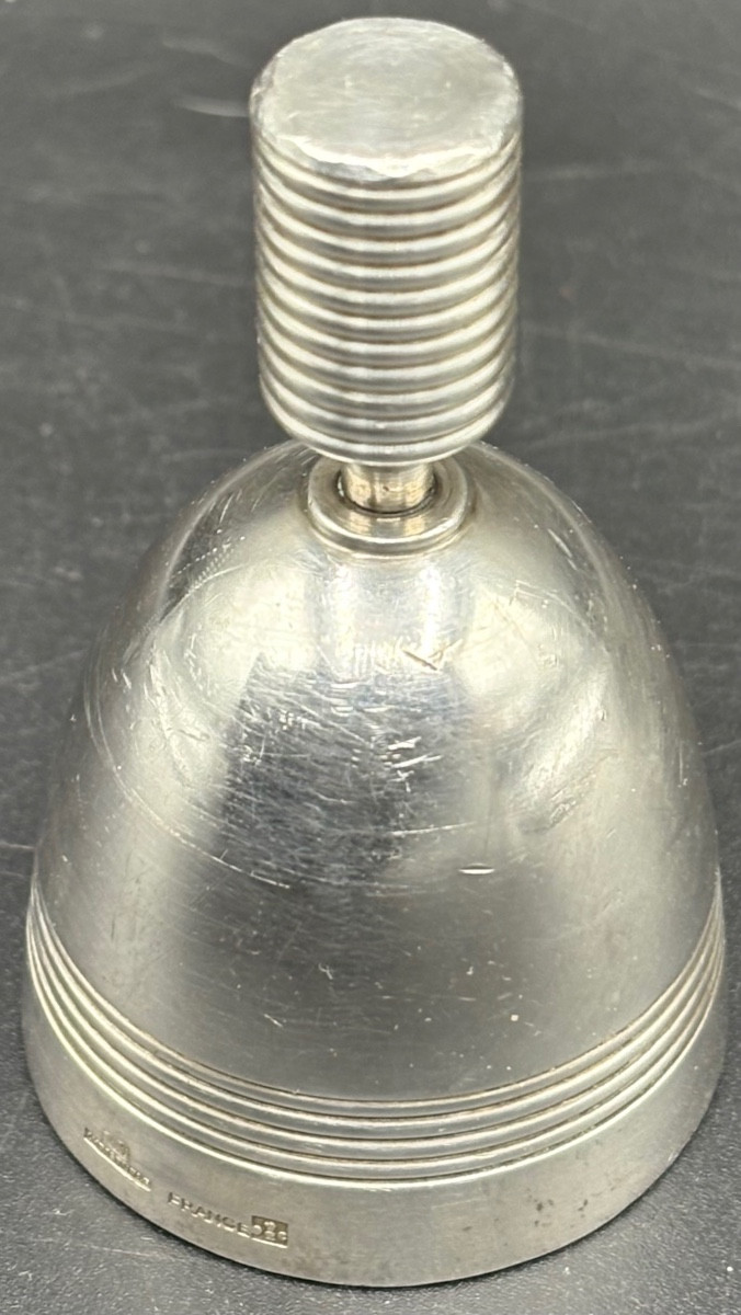 Silver-plated Bell From Christofle By Luc Lanel 1930/40s