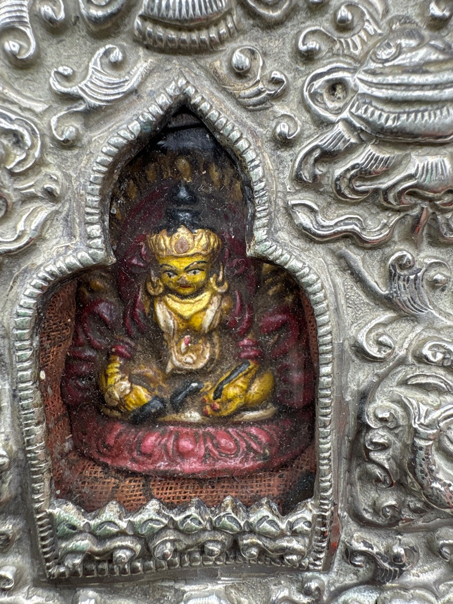 Small Portable Indian Prayer Temple From The 1900s-photo-3