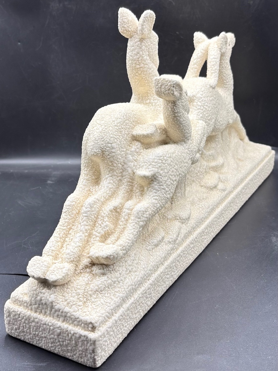 Large 1930s Glazed Ceramic Subject By Odyv-photo-1