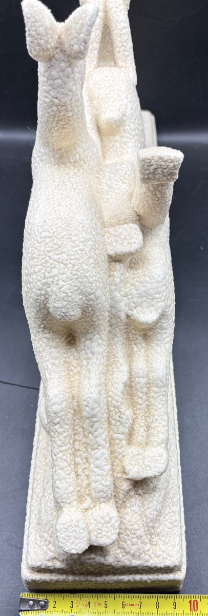 Large 1930s Glazed Ceramic Subject By Odyv-photo-7
