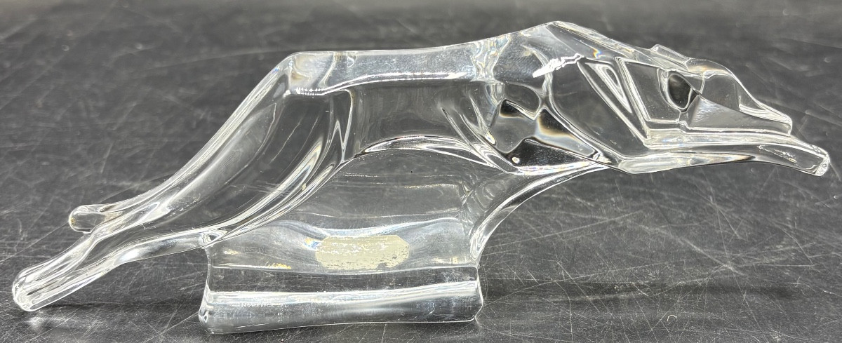 Moulded Crystal Subject From The 1960s By G. Durand-photo-3