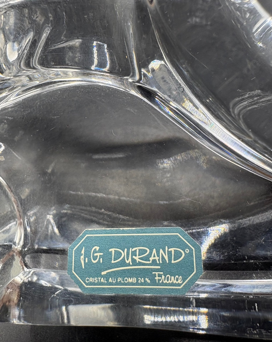 Moulded Crystal Subject From The 1960s By G. Durand-photo-1