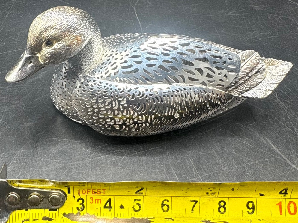 Christofle Openwork Silver-plated Subject From The 1980s-photo-5