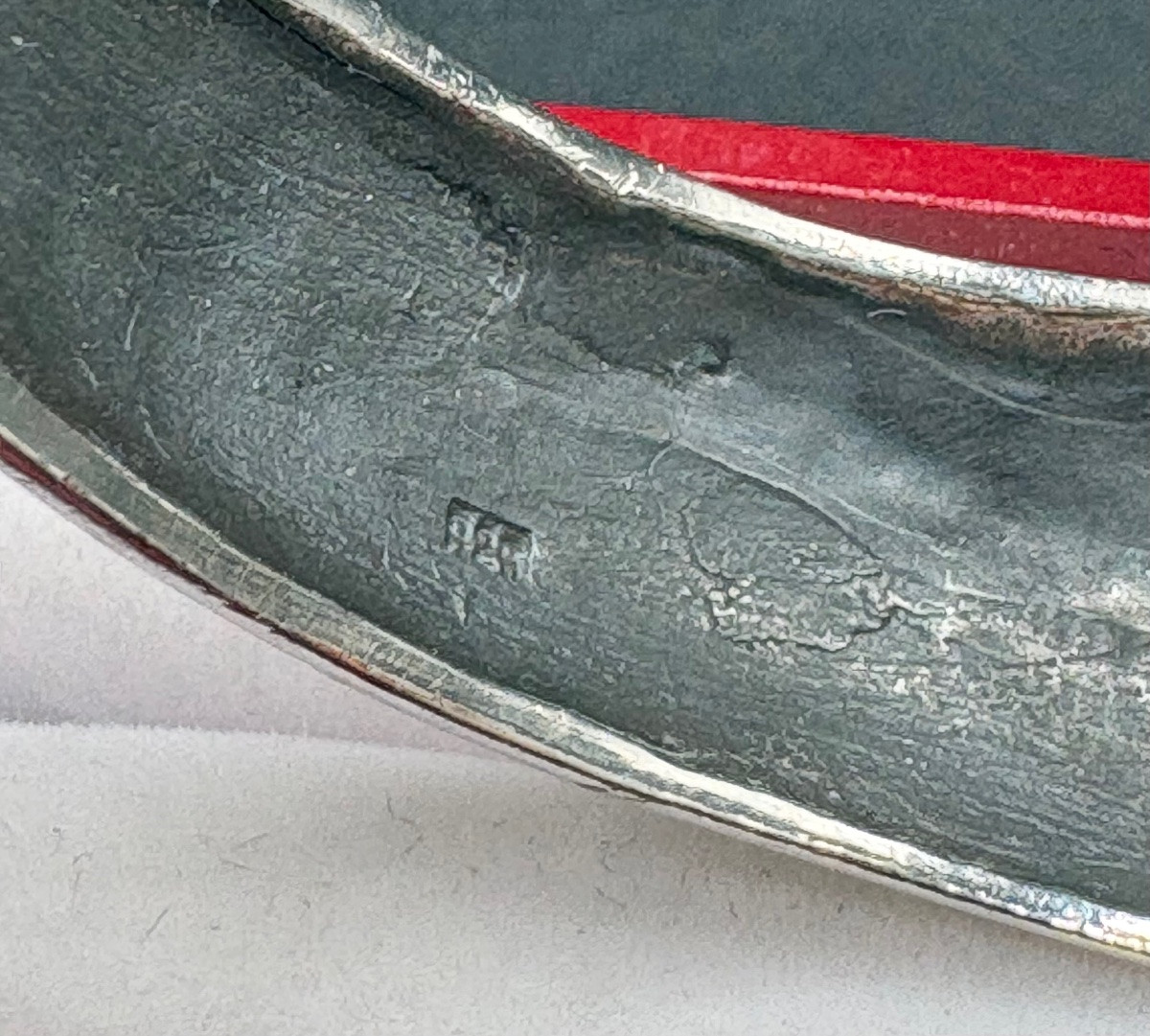 BRACELET JONC 3/4 OUVRANT EN ARGENT MASSIF DES ANNÉES 1980 SIGNÉ “M “-photo-1