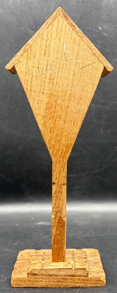 PETIT CALVAIRE EN BOIS SCULPTÉ DES ANNÉES 1900 SUISSE-photo-3