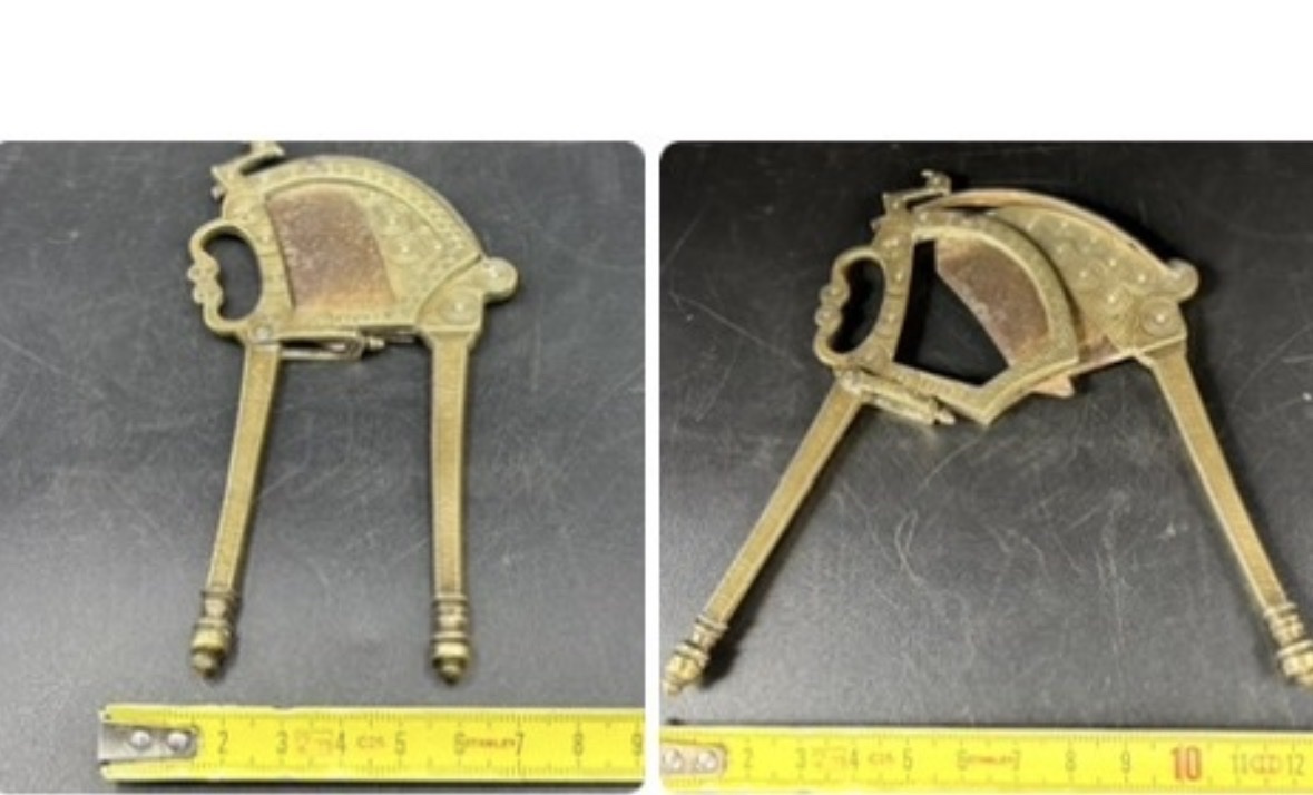 COUPE CIGARES OU AUTRE EN BRONZE ET ACIER DES ANNÉES 1880 ÉTRANGER -photo-7