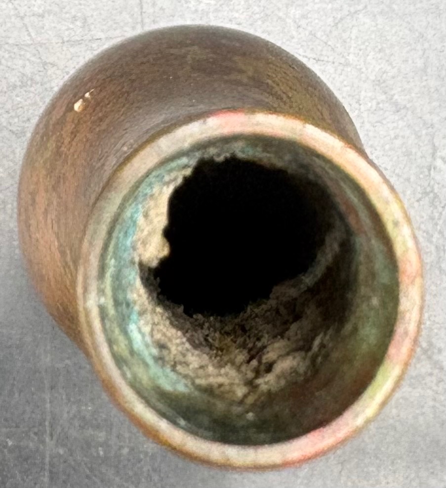 1930s Japanese Patinated Bronze Soliflore Vase-photo-1