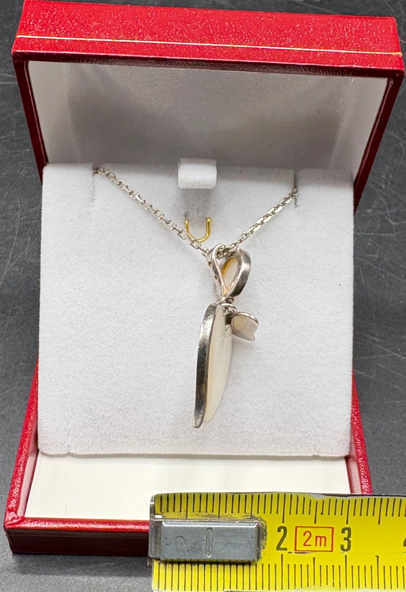 Sterling Silver And Mother-of-pearl Pendant From The French 1980s-photo-4