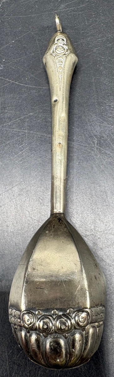 1930s Spanish Silver-plated Baby Rattle-photo-2