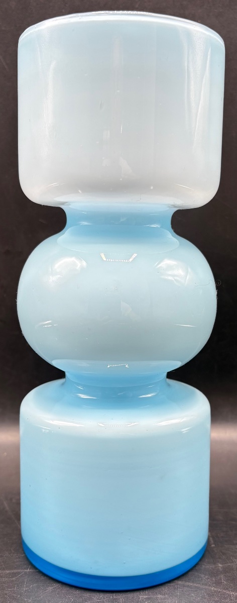 VASE EN OPALINE À DOUBLE COUCHES DES ANNÉES 1960/70 FRANÇAIS -photo-4