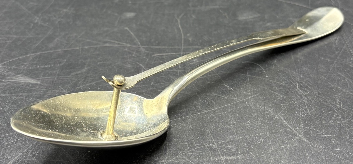 CUILLÈRE À SAUCE A PISTON DES ANNÉES 1920/30 PAR G. B…-photo-4