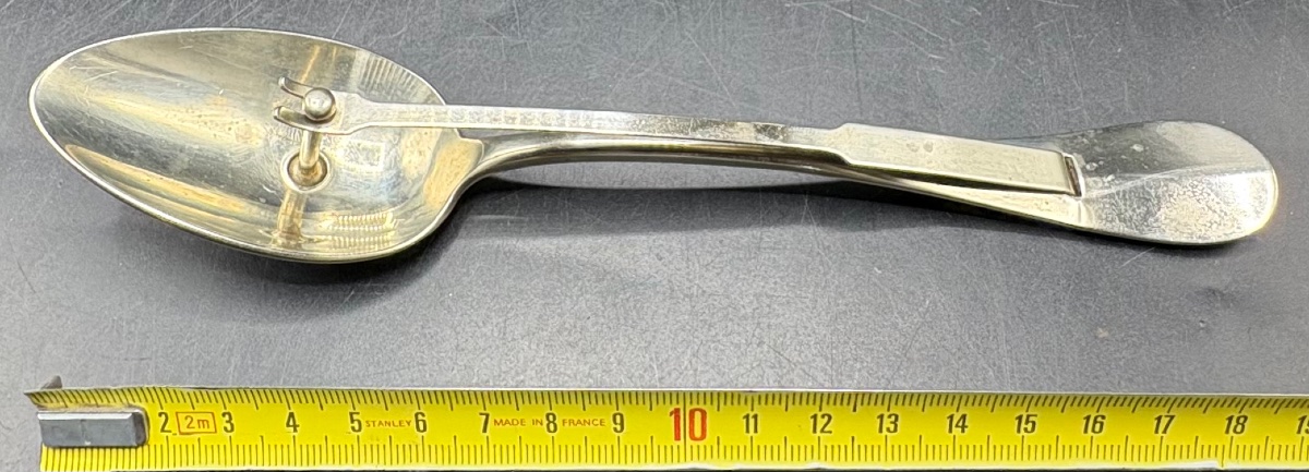 CUILLÈRE À SAUCE A PISTON DES ANNÉES 1920/30 PAR G. B…-photo-6