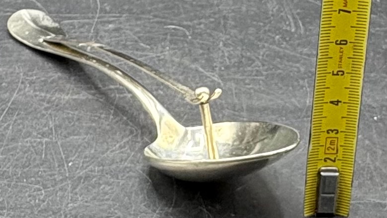 CUILLÈRE À SAUCE A PISTON DES ANNÉES 1920/30 PAR G. B…-photo-7