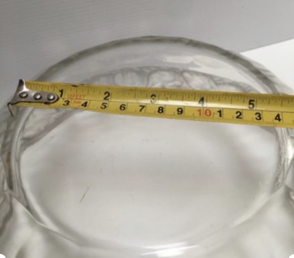 Molded Blown Crystal Glass From The 1940s/50s By Lalique France-photo-6
