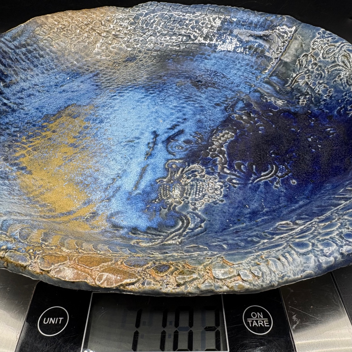 Glazed Earthenware Dish From The 1900s—japanese?…-photo-8