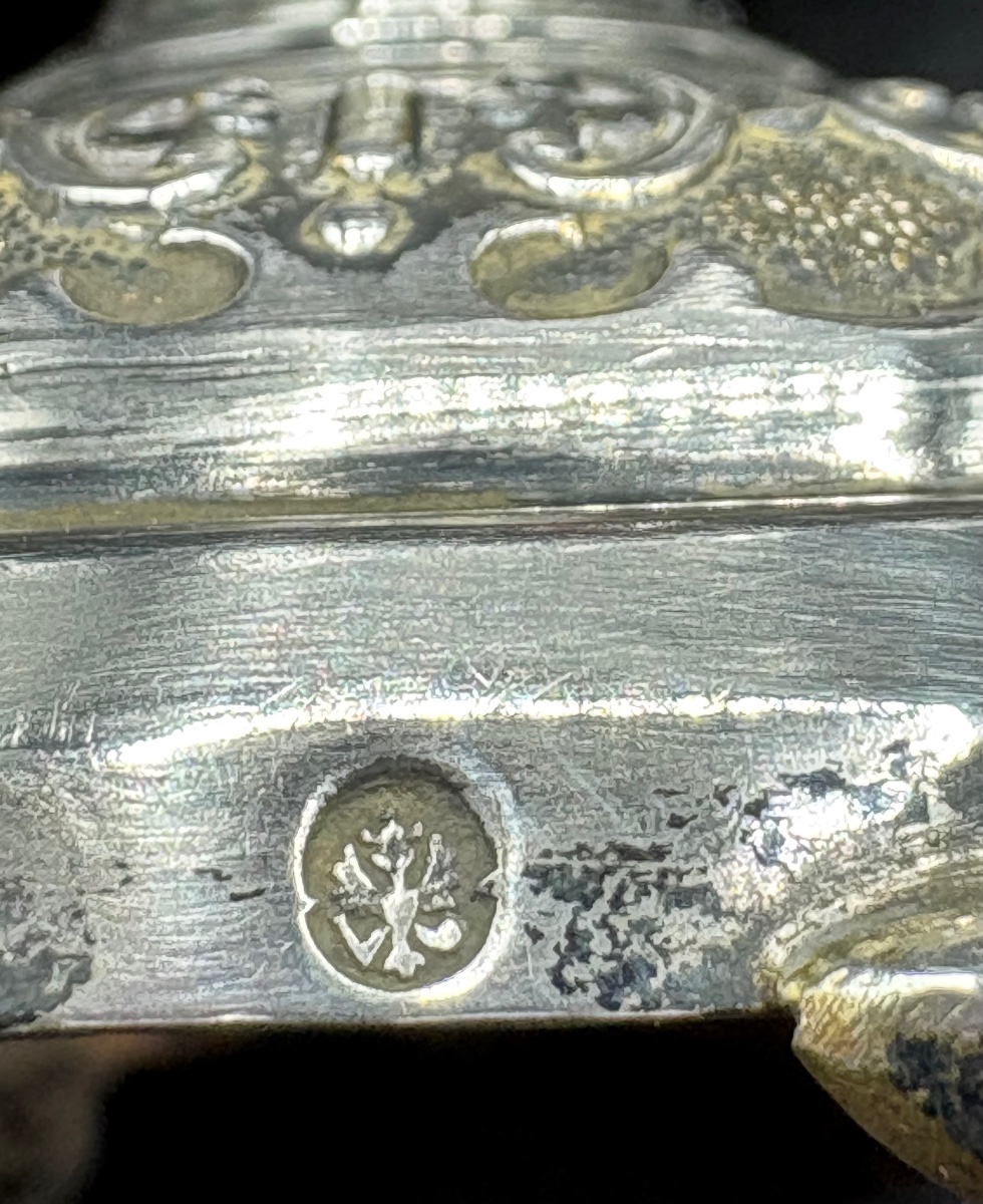 COUPE EN ARGENT MASSIF ET CRISTAL SOUFFLÉ TAILLÉ DES ANNÉES 1889 RUSSE PAR WERNERISA-photo-4