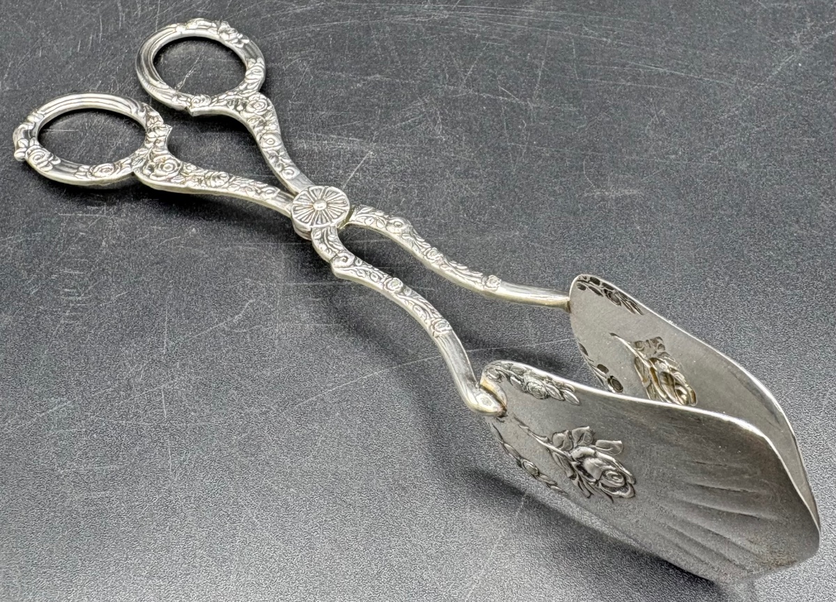 European Solid Silver Dessert Forks From The 1920s -photo-3