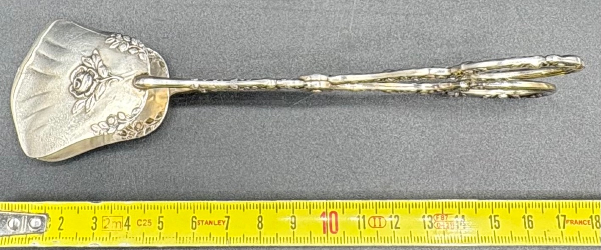 European Solid Silver Dessert Forks From The 1920s -photo-5