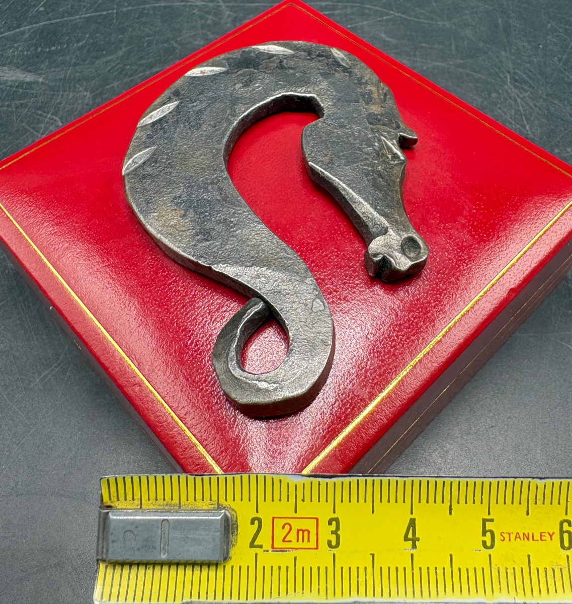 1930s Wrought Iron Pendant Signed By Ekieffer-photo-4
