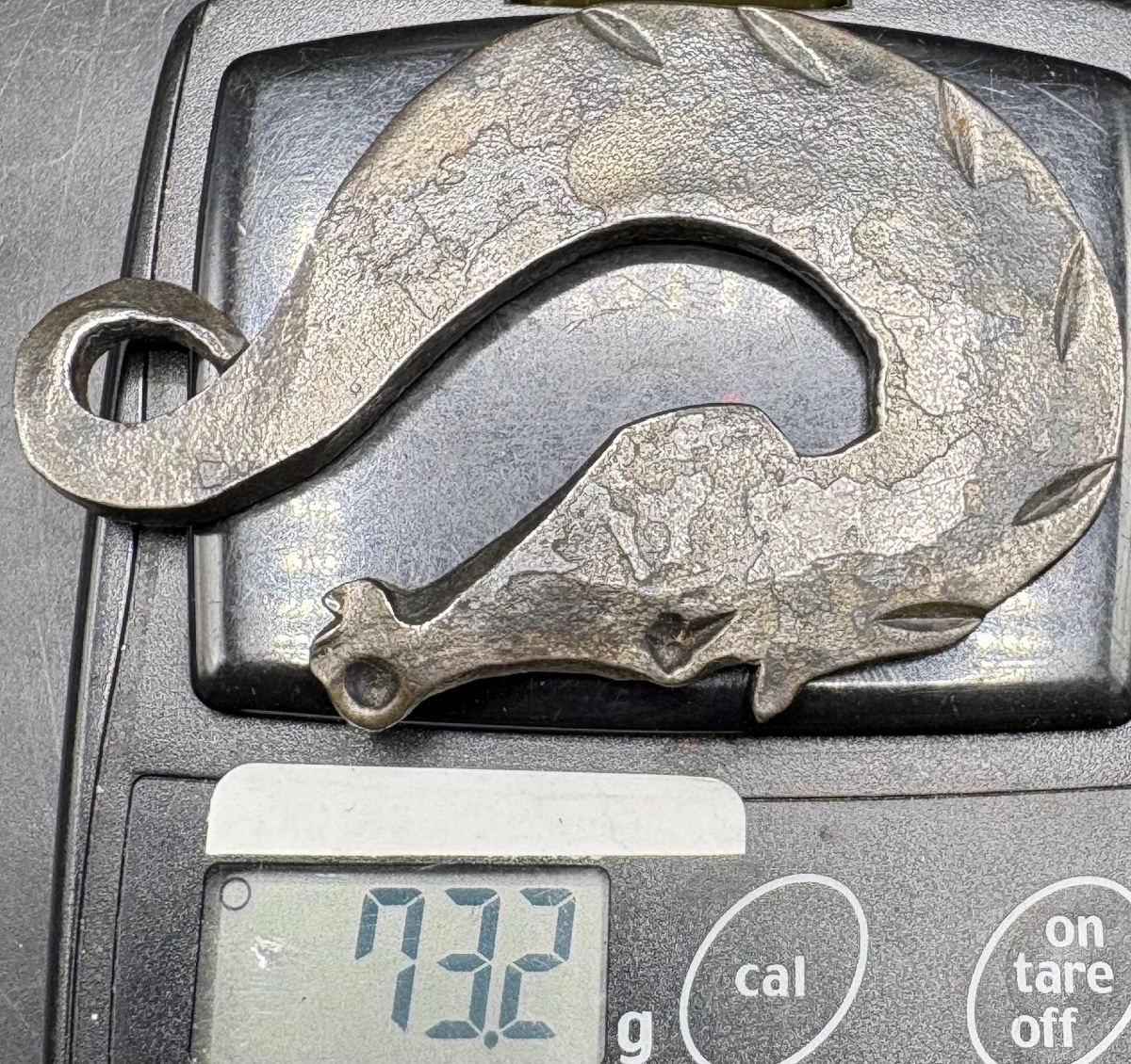 1930s Wrought Iron Pendant Signed By Ekieffer-photo-7
