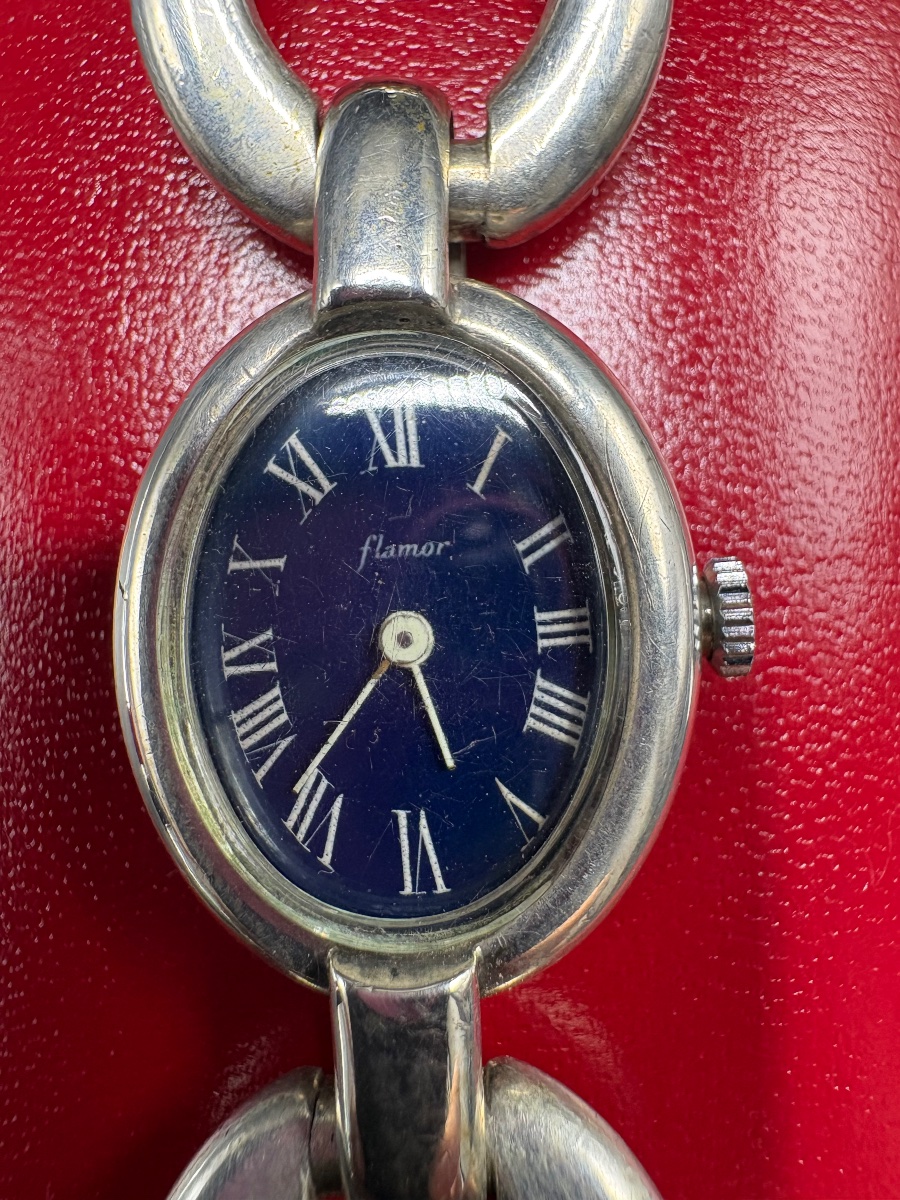 1960s Solid Silver Women's Watch By Flamor-photo-3