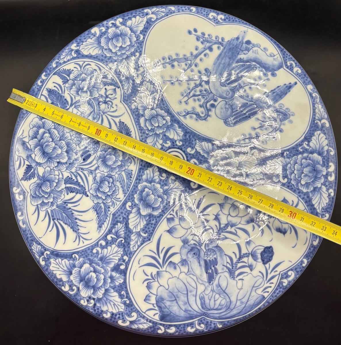 Painted Enameled Porcelain Stool From The 1950s/60s, China-photo-7