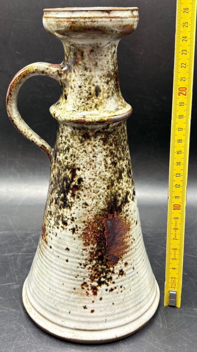 Glazed Terracotta Vase From The 1970s By Robert -photo-4