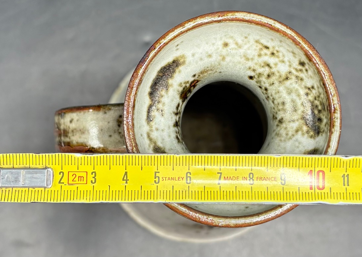 Glazed Terracotta Vase From The 1970s By Robert -photo-5