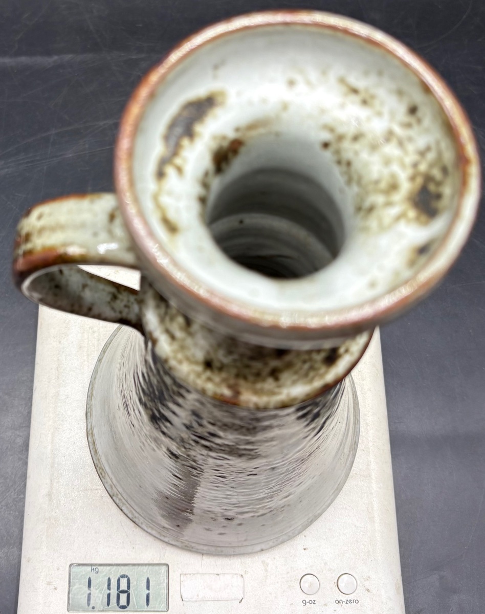 Glazed Terracotta Vase From The 1970s By Robert -photo-7