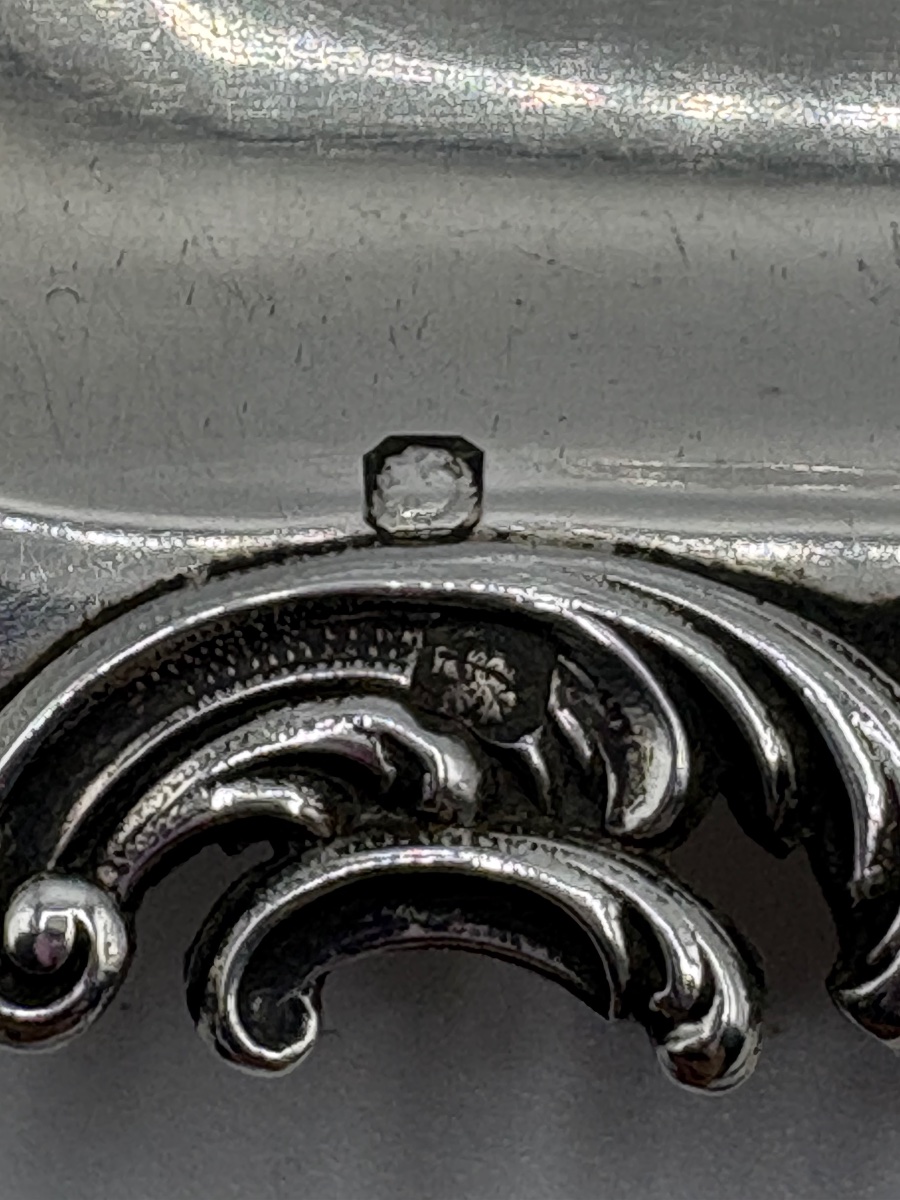Small Solid Silver Tray From The 1900s By Calle Paris-photo-4