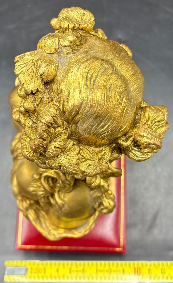 BUSTE DE FEMME EN BRONZE CISELÉ DORÉ DES ANNÉES 1860/70 PAR CLODION-photo-7