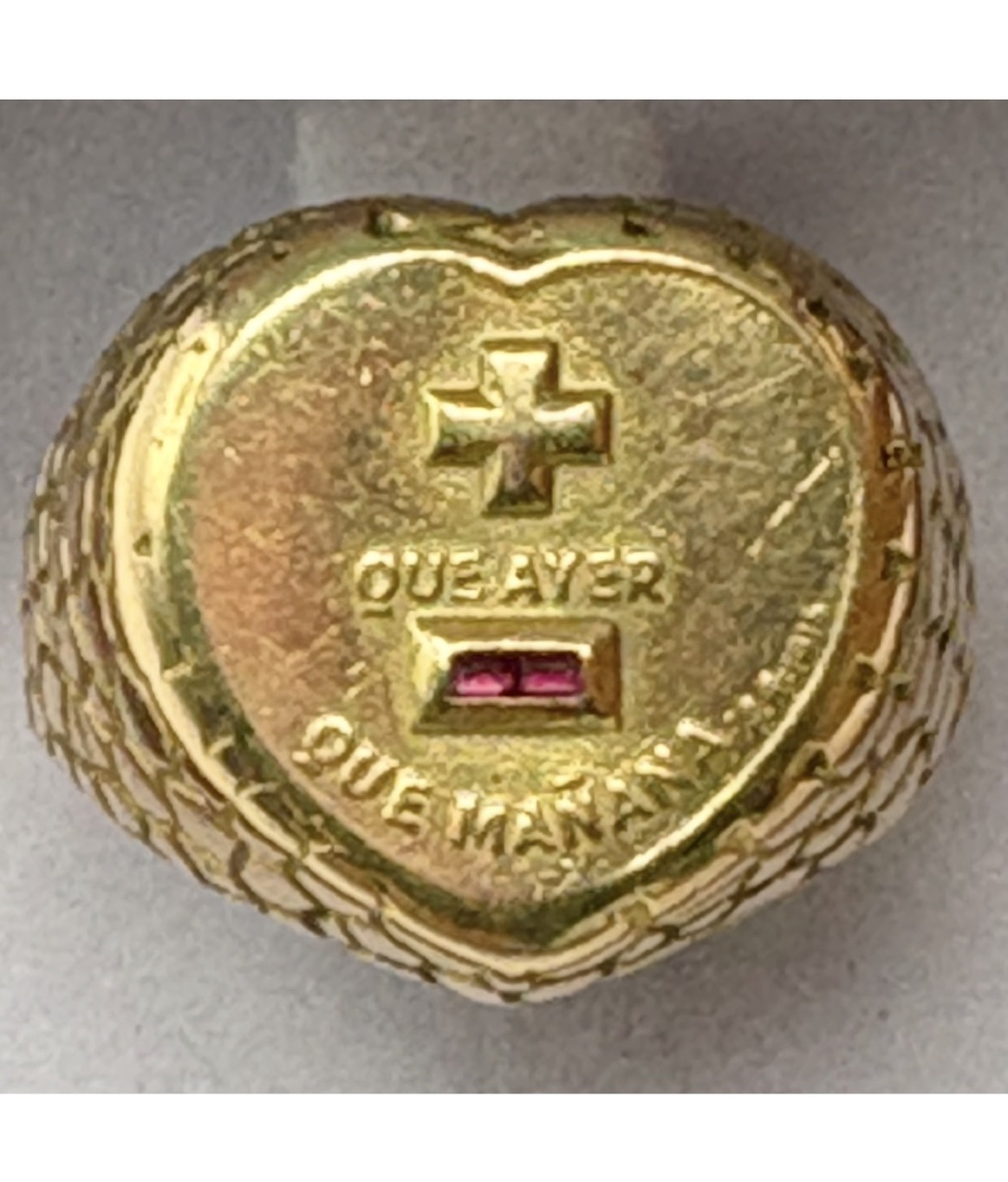 18-carat Gold Unisex Ring From The 1920s, Spanish-photo-3