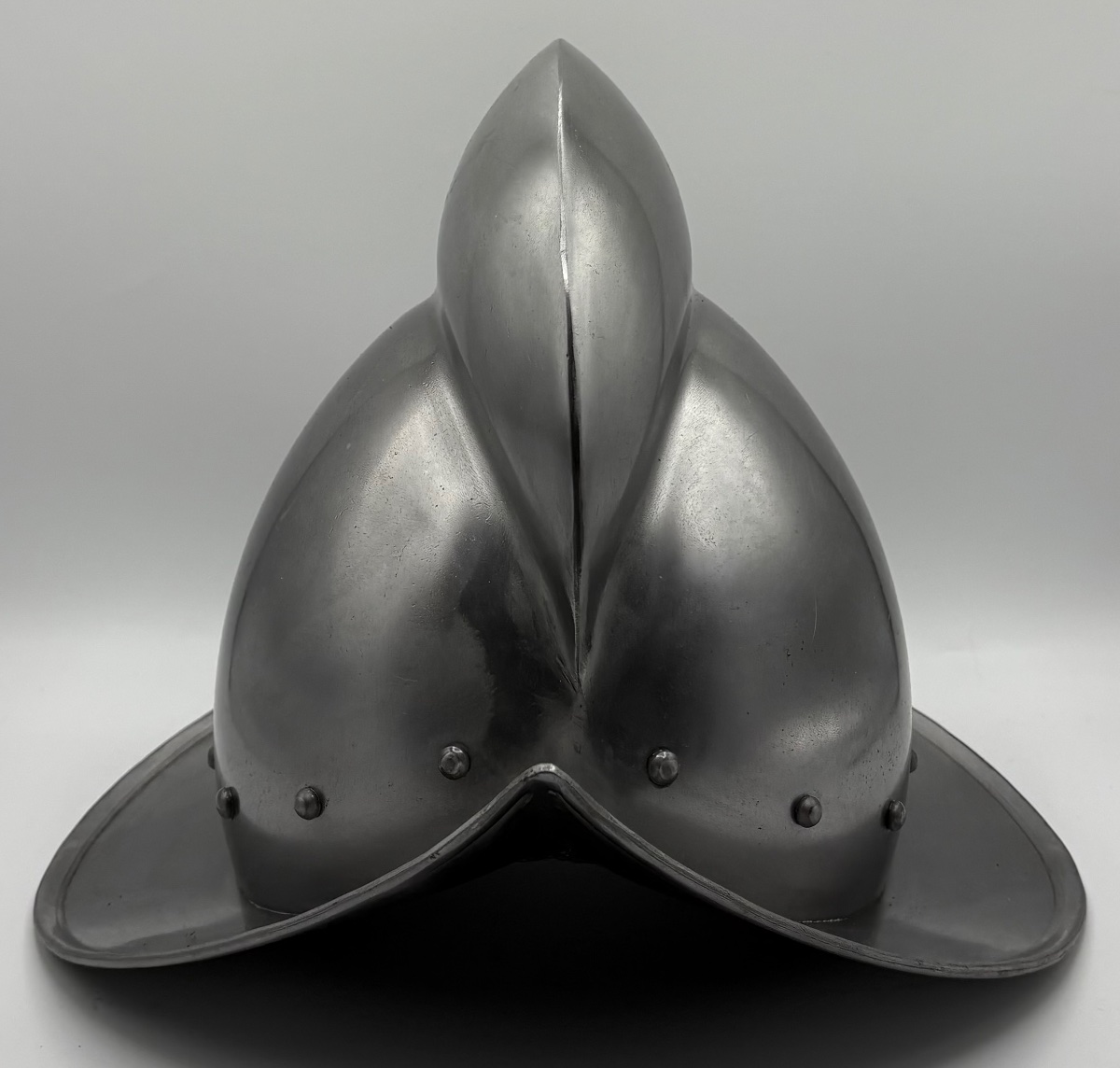 Aluminum Reproduction Of A Spanish Helmet From The 1970s And 1980s-photo-2