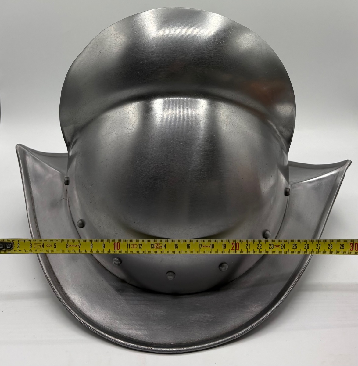 Aluminum Reproduction Of A Spanish Helmet From The 1970s And 1980s-photo-3