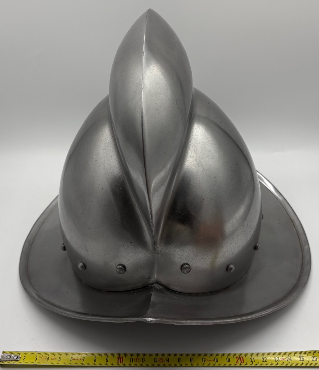 Aluminum Reproduction Of A Spanish Helmet From The 1970s And 1980s-photo-6