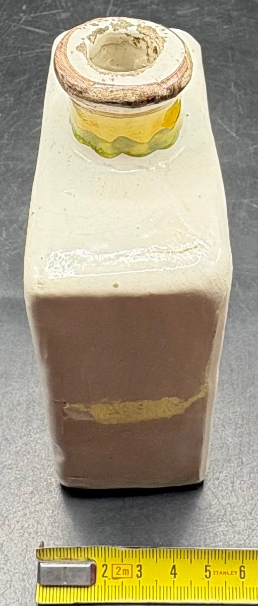VASE EN TERRE CUITE ÉMAILLÉE, PEINT FIN XIXEME D’IRAN-photo-6