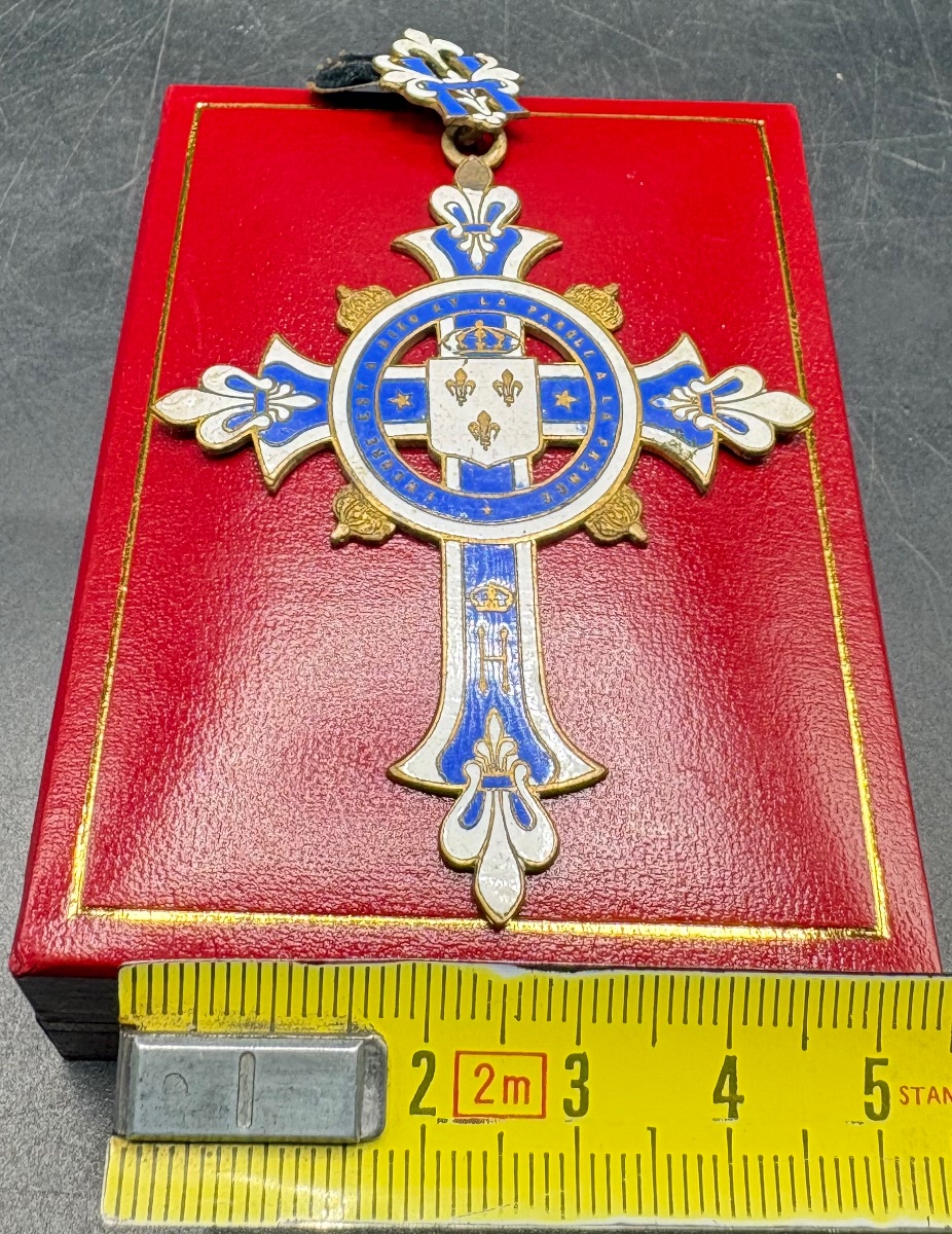 Enameled Brass Medal From The 1880s/1890s, French -photo-4