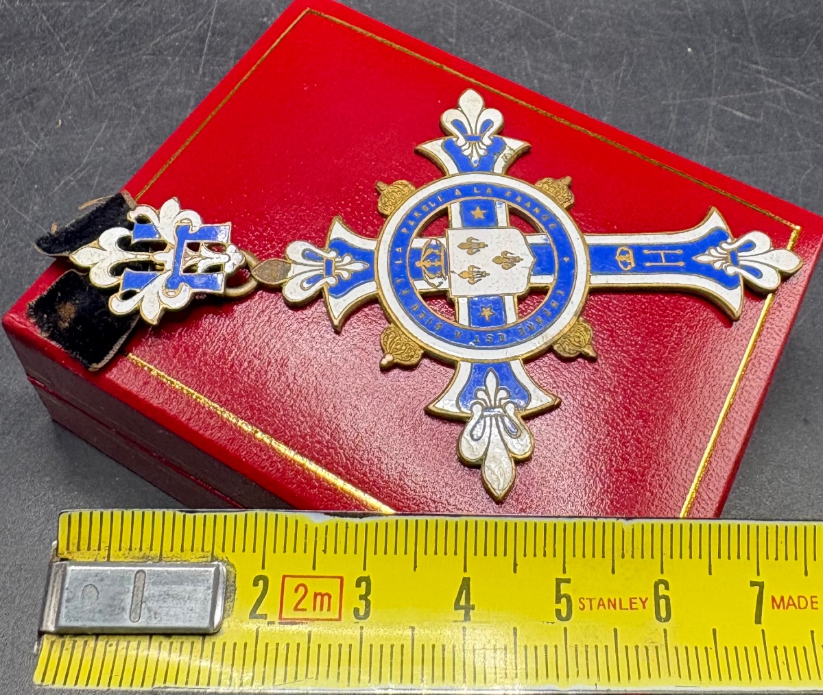 Enameled Brass Medal From The 1880s/1890s, French -photo-5