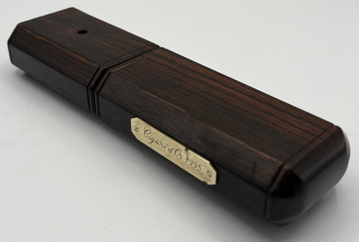 COFFRET EN PALISSANDRE “ CIGARE D’OR 1995 “ HAVANA-photo-2