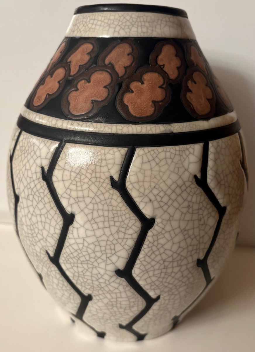 VASE EN GRÉS ÉMAILLÉ DES ANNÉES 1920/30 KÉRAMIS ET CHARLES CATTEAU-photo-4