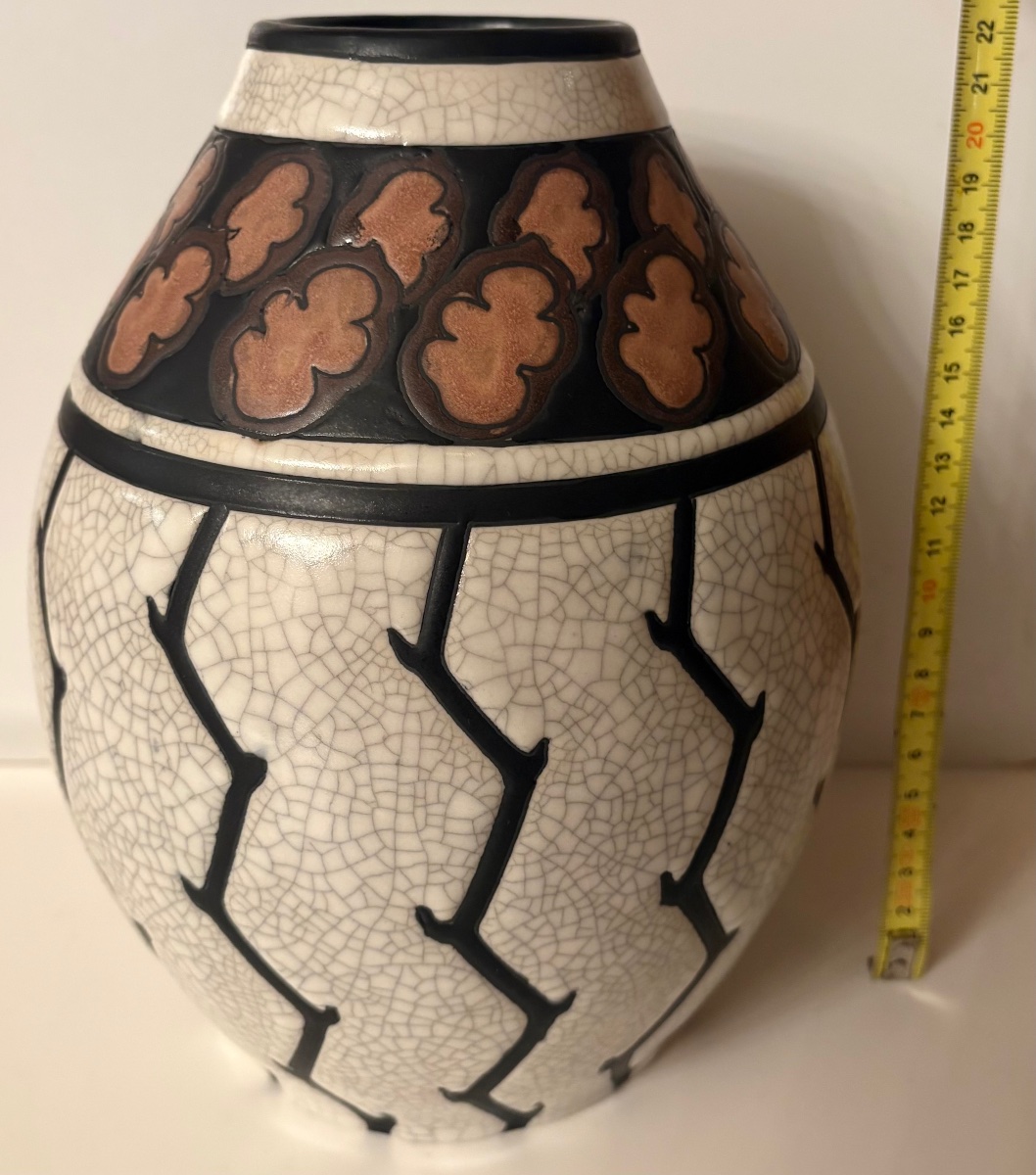 VASE EN GRÉS ÉMAILLÉ DES ANNÉES 1920/30 KÉRAMIS ET CHARLES CATTEAU-photo-7