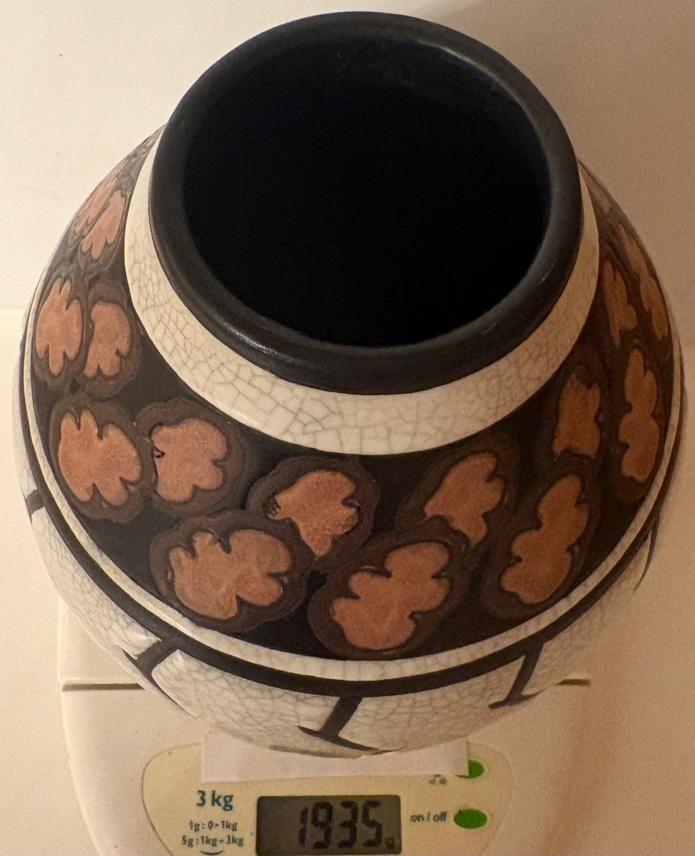VASE EN GRÉS ÉMAILLÉ DES ANNÉES 1920/30 KÉRAMIS ET CHARLES CATTEAU-photo-8