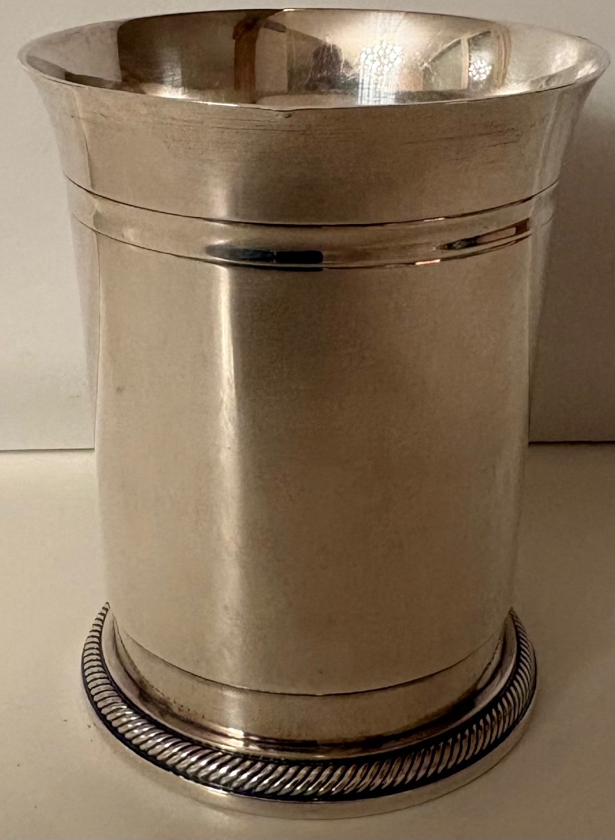 Large Solid Silver Timbale Or Vase From The 1960s/70s By Puiforcat -photo-4