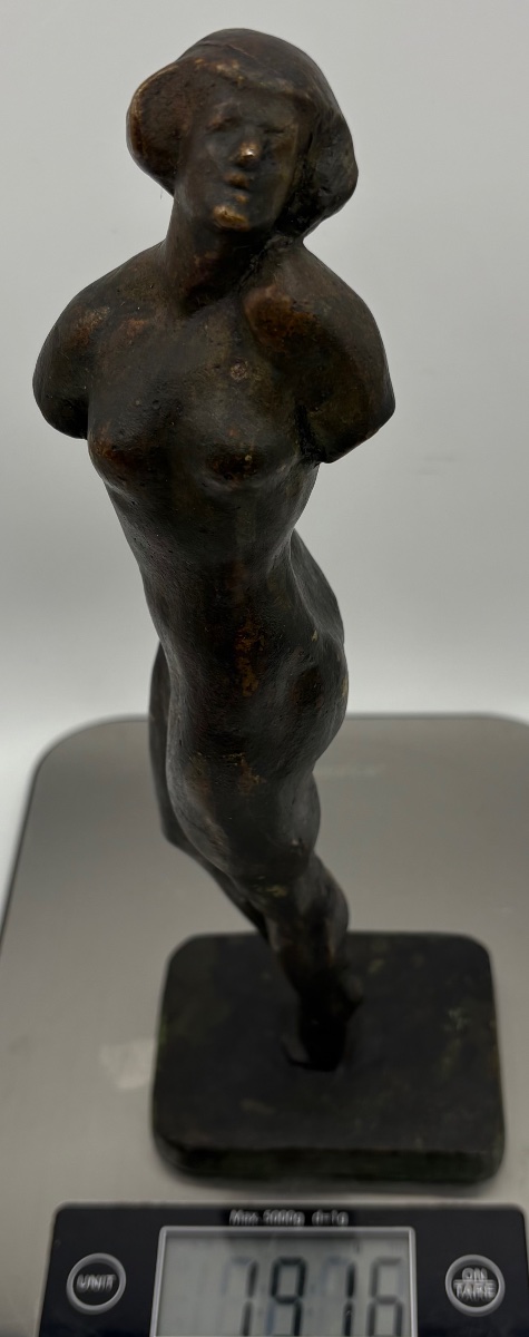 Patinated Cast Bronze Sculpture From The 1930s/40s, French -photo-8