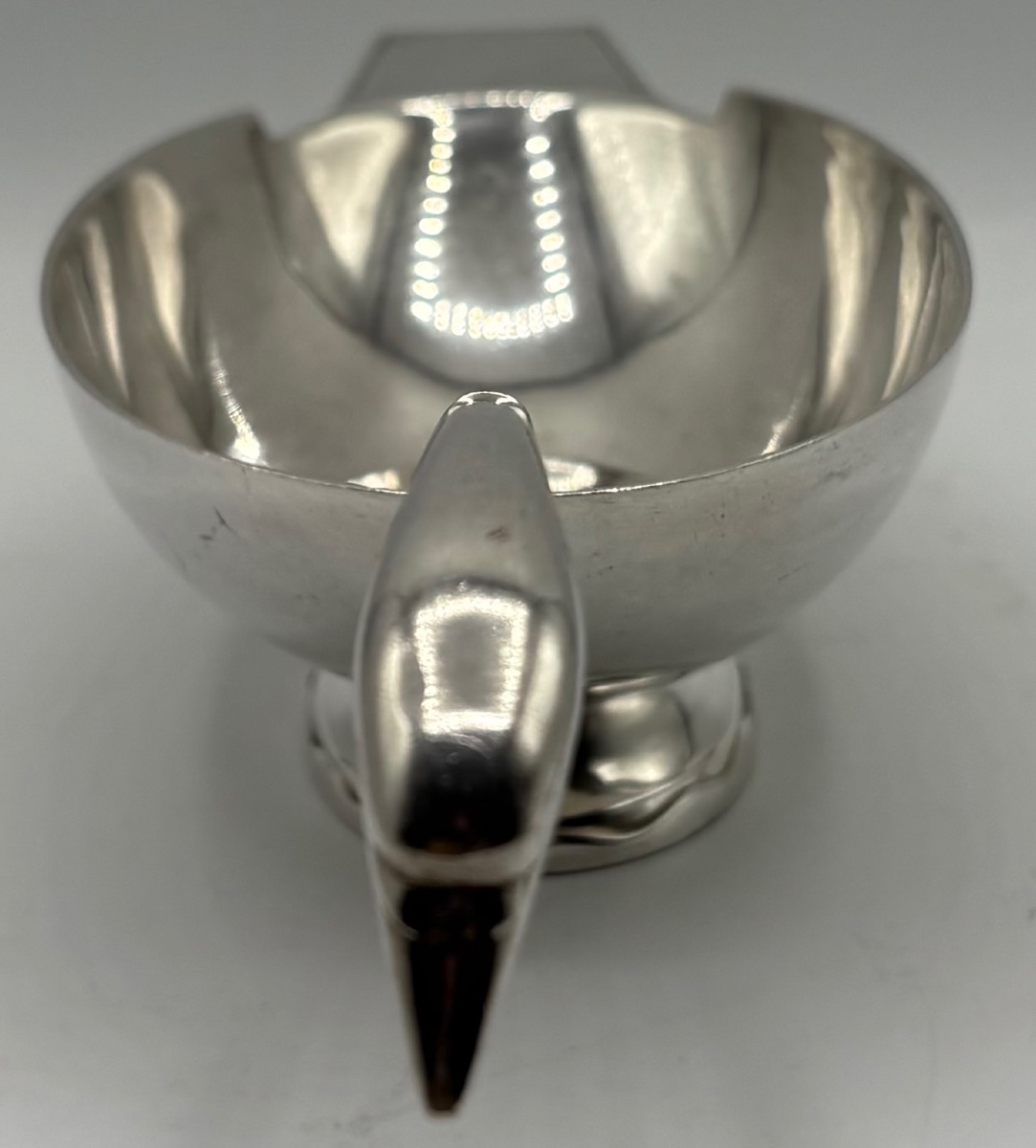SAUCIÈRE EN MÉTAL ARGENTÉ DES ANNÉES 1900/20 GALLIA CHRISTOFLE ET FJERDINGSTAD-photo-4